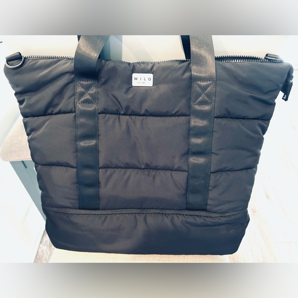 Wilo The Label Puffer Tote Bag